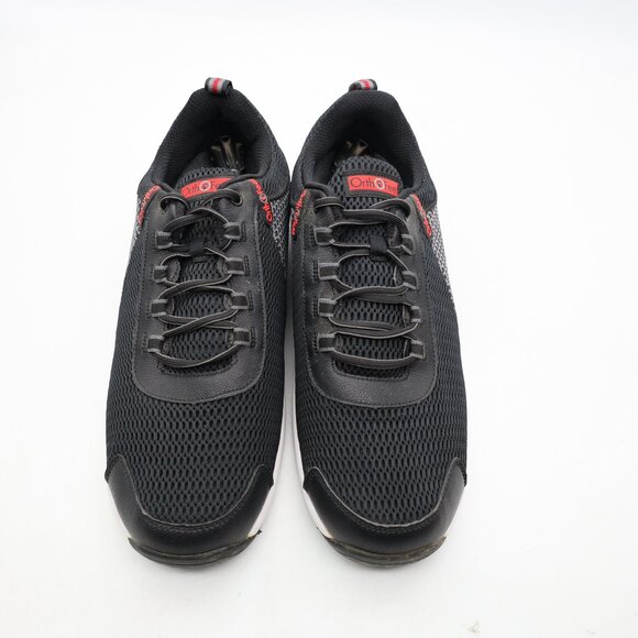 OrthoFeet Edgewater 617 Orthopedic Walking Men's Size 14 EEEE Black Sneakers - Picture 2 of 9